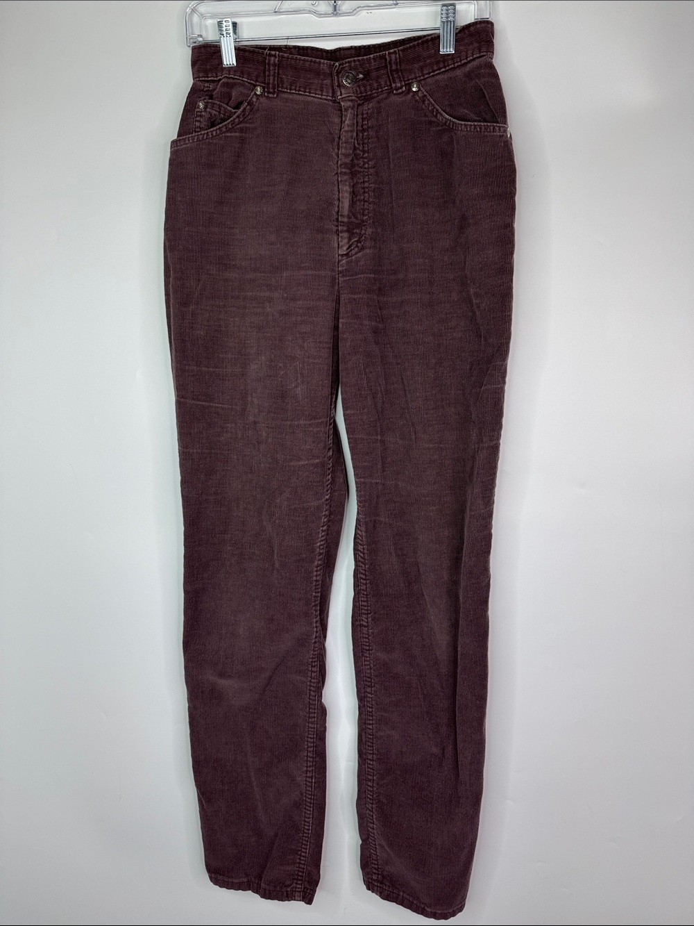 Vintage Levi's 26525-1384 Purple Corduroy Pants Tag Size 13 (28x31) 70s